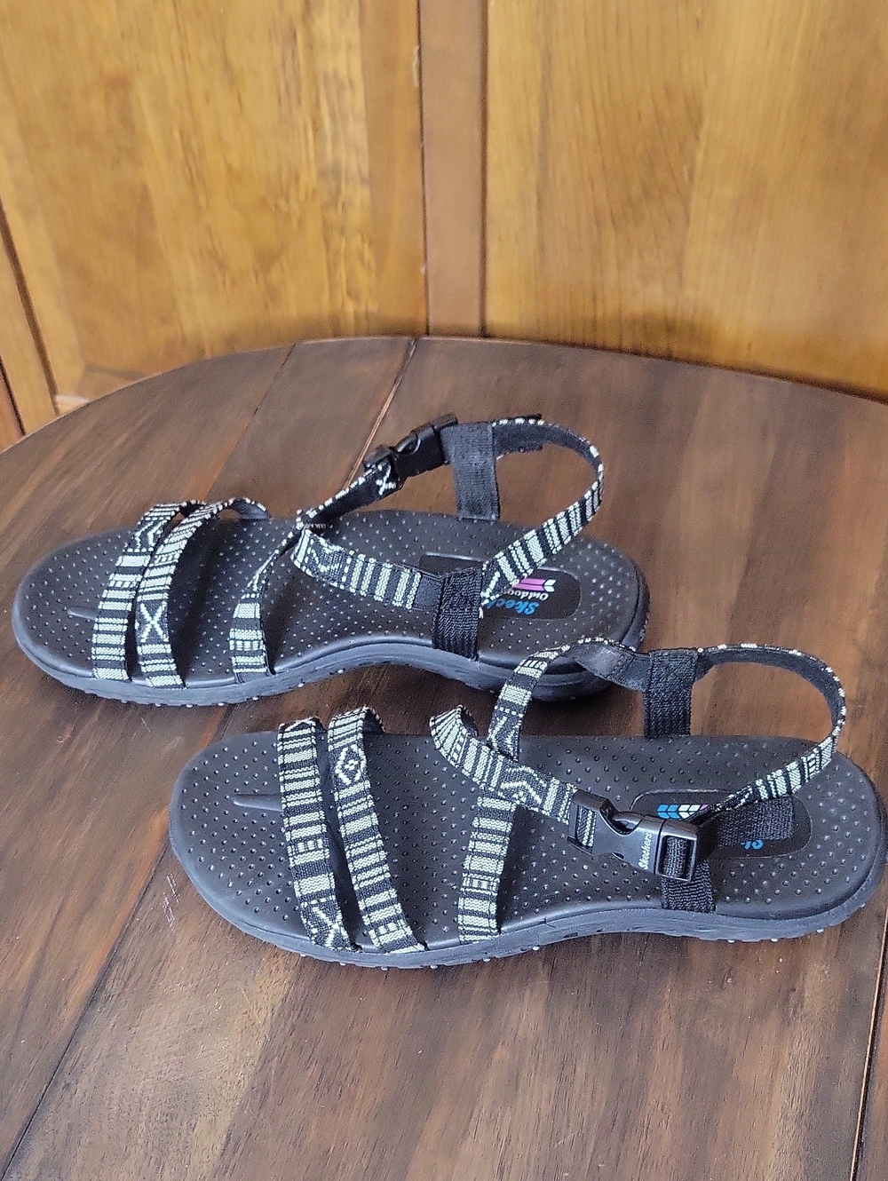 Skechers Women's Reggae Trail On By Sandal Sz 8.5 - Picture 3 of 9